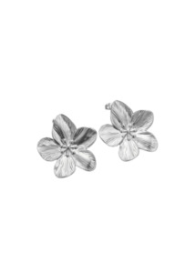ME THE LABEL Flower Earrings - Silver
