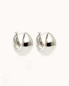 BY CHARLOTTE Sunkissed Large Hoops - Stirling Silver