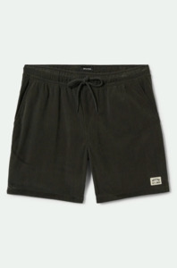 Mens: BRIXTON Everyday Vintage Wash Short - Washed Black