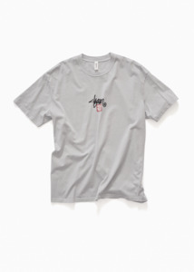 S DOUBLE For The Crew Tee - Washed Grey