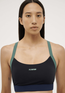 Pe Nation 50 Off: P.E NATION Takeover Sports Bra - Black