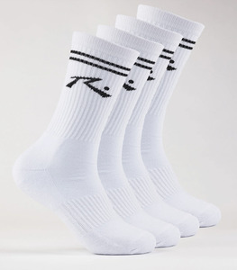 Rusty: RUSTY Comp Mid Calf 4-Sock Pack - White