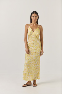 Tuesday Label: TUESDAY LABEL Formula Slip Dress - Ray Flower