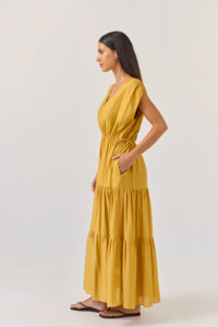 TUESDAY LABEL Agni Dress - Marigold