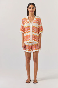 TUESDAY LABEL Umpire Shorts - Chevron