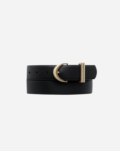 STATUS ANIXETY Under Your Spell Belt - Black Nappa/Gold