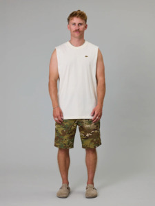 Just Another Fisherman: JUST ANOTHER FISHERMAN Stamp Tank - Antique White