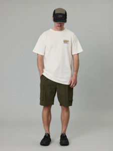 JUST ANOTHER FISHERMAN Anglers Escape Tee - Antique White