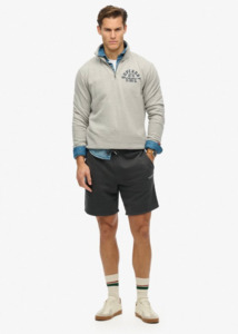 SUPERDRY Micro Logo Short - Washed Black