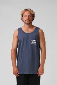 Rpm: RPM Land Cruiser Singlet - Slate Blue