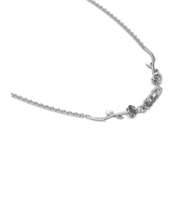 STOLEN GIRLFRIENDS CLUB Rose Pin Necklace - Silver