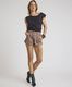 ONE TEASPOON Hunters Mid Waist Boyfriend Shorts - Brown Denim