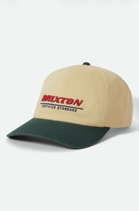 Brixton: BRIXTON Certified Adjustable Hat - Washed Celestial Yellow/Mediterranean Teal