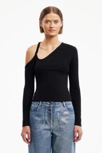 SIGNIFICANT OTHER Cooper Long Sleeve Top - Black