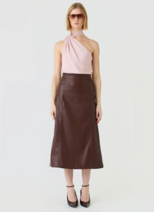 ESMAEE Clea Midi Skirt -Mulberry