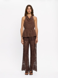 Kivari: KIVARI Arabella Pant - Chocolate