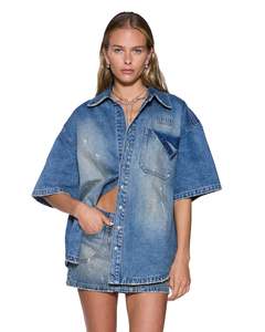 KSUBI Garage Denim S/S Shirt - Painter Blue