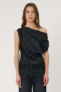 REMAIN Lara Top - Black