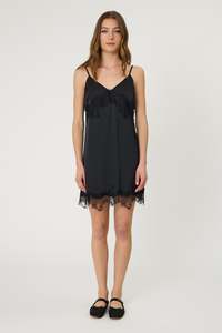 Remain: REMAIN Lara Mini Dress - Black