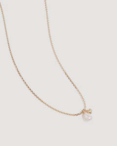 BY CHARLOTTE Under the Moonlight Pearl Necklace - 18k Gold Vermeil