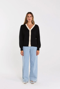 Thing Thing: THING THING Armour Cardigan - Black