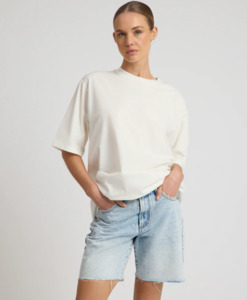 ONE TEASPOON Jackson Mid Waist Wide Leg Denim Shorts - Whisp Blue