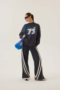 ARAMINTA JAMES Races Track Pant - Washed Black
