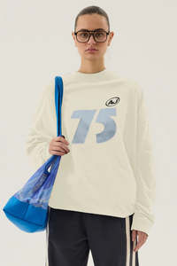 Araminta James: ARAMINTA JAMES Daytona Long Sleeve Top - Snow