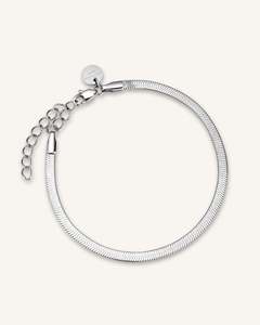 Rosefield: ROSEFIELD Snake Bracelet - Silver