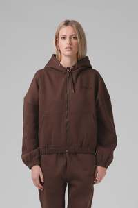 RPM Zip Thru Hood - Brunette Brown
