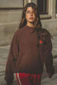 Womens: ARAMINTA JAMES Cuba Cola Sweatshirt - Dark Chocolate