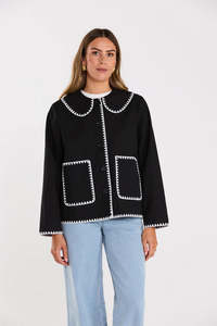THING THING Stitchline Jacket - Black
