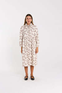 THING THING Aleah Dress - Latte Daisy
