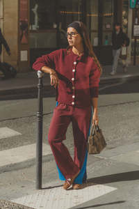 Araminta James: ARAMINTA JAMES Sherpa Cardigan - Chocolate Truffle