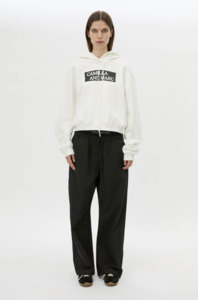 Camilla Marc: CAMILLA AND MARC Carmont Graphic Hoodie - Soft White