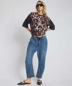 ONE TEASPOON Go Wild Kobe Tee - Animal