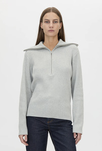 Camilla Marc: CAMILLA AND MARC Anouk Knit Pullover - Grey Marle