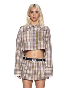 KSUBI Balter Shirt - Tan Plaid