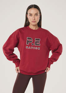 P E Nation: P.E NATION Strike Sweat - Cherry