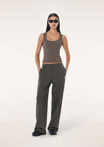 P E Nation: P.E NATION Triumph 2.0 Pant - Dark Olive / Whisper White