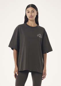 P E Nation: P.E NATION Established Oversized Tee - Dark Olive