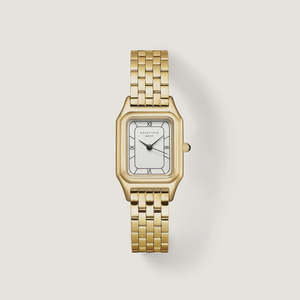 Rosefield: ROSEFIELD Ivy Watch - White / Gold