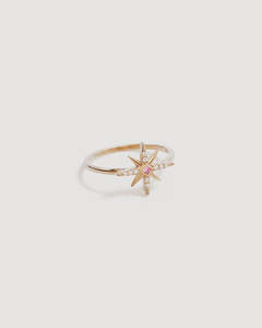 By Charlotte: BY CHARLOTTE Starry Night Ring - 18k Gold Vermeil