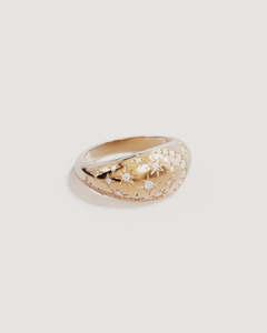 BY CHARLOTTE My Moon and Stars Ring - 18k Gold Vermeil