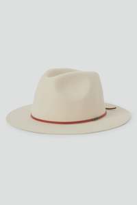BRIXTON Wesley Fedora - Wax Paper / Red Earth
