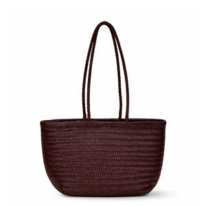 KATHRYN WILSON Sana Woven Bag - Coffee Woven Calf
