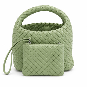 ME THE LABEL Mini Woven Bag - Sage Green