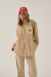Womens: ARAMINTA JAMES  AJJA Pocket Shirt - Sand