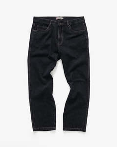 Mens: S DOUBLE Denim Standard Jean - Black Rinse