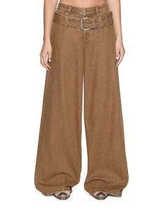 KSUBI Boyfriend Jean Belted - Rider Brown